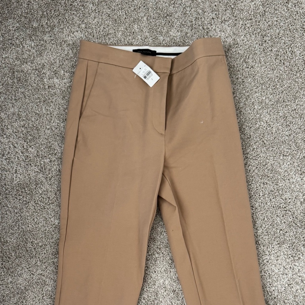 Ann Taylor Tan Ankle Pants